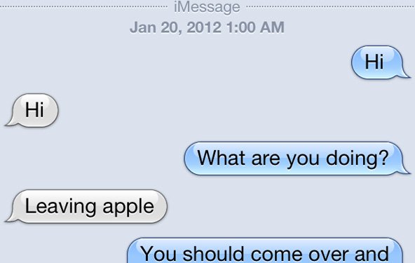Freizügige Unterhaltungen: iMessage-Fehler trifft Apple-Store-Mitarbeiter
