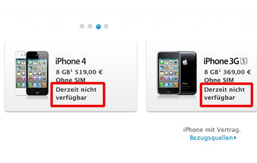 iPhone- und iPad-Verkauf teilweise gestoppt: Apple nimmt iOS-Geräte aus dem Sortiment