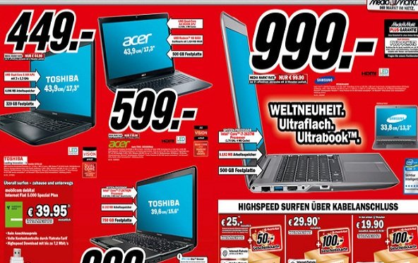 Prospekt-Check: Media Markt Notebooks und PCs - KW08
