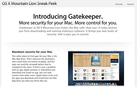 Mac OS X Mountain Lion: Gatekeeper und digitale Signaturen für Mac-Apps
