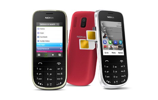 Nokia Asha - Series 40-Modelle mit Games und Dual-SIM