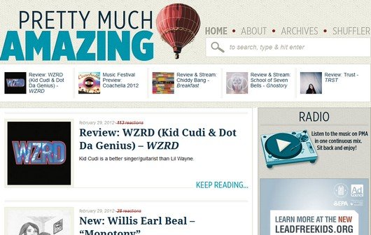 Schöne Musik-Blogs, Teil 1: Pretty Much Amazing - Interview mit Luis Tovar