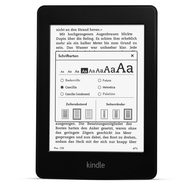 Kindle_Paperwhite_Front_Text_und_Schriftgroesse