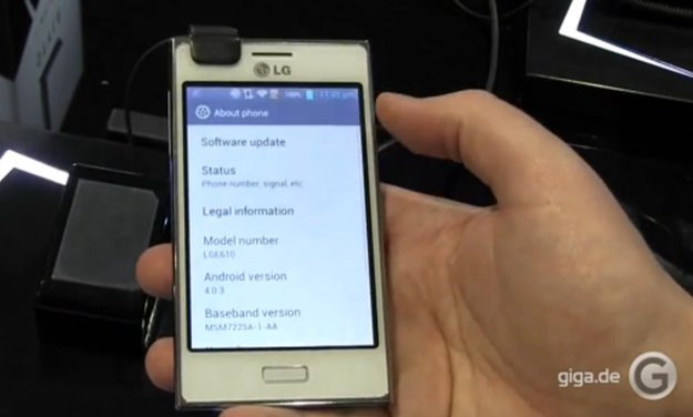 MWC 2012: LG Optimus L5 Hands-On