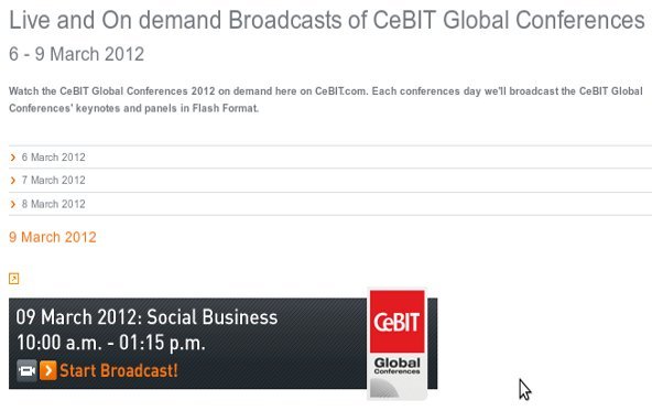 CeBIT interaktiv: Heute schon an Morgen denken