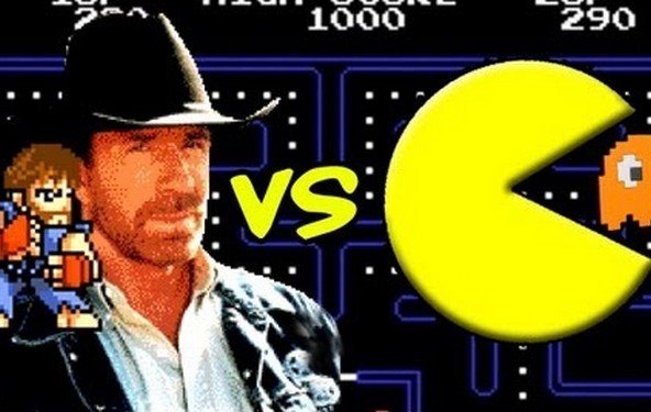 Chuck Norris vs. Pac Man