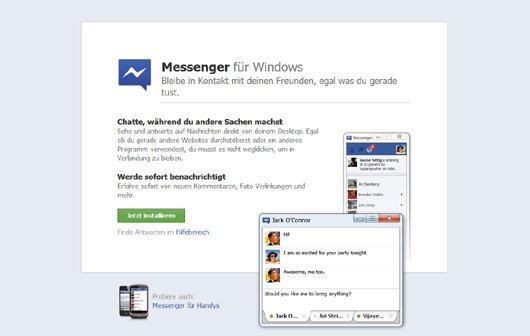 Facebook Messenger für Windows: Download für den PC