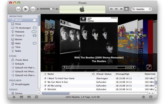Apple zu Cover Flow in iTunes: "Nicht nützlich"