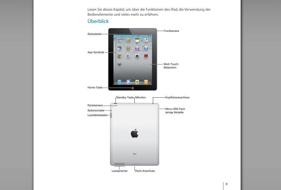 Ipad 2 kennenlernen
