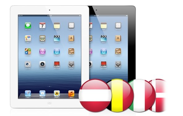 iPad 3: Verkaufsstart Österreich, Belgien, Italien...