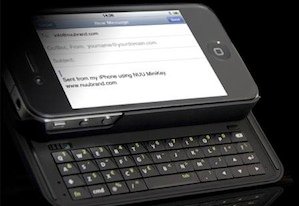 Erstes iPhone fast mit physischer Tastatur erschienen