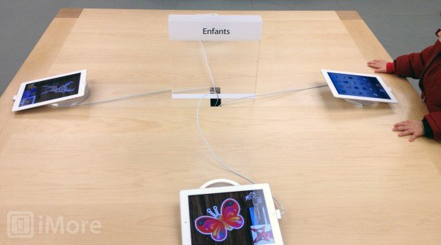 Apple Store: Kindertische mit iPads statt iMacs