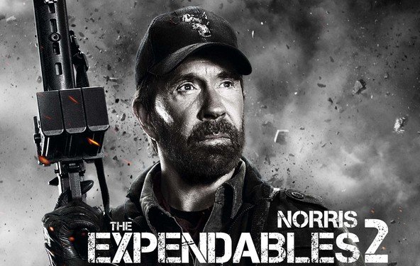 The Expendables 2 - 12 Charakterposter für Arnie, Chuck, Brucie,...