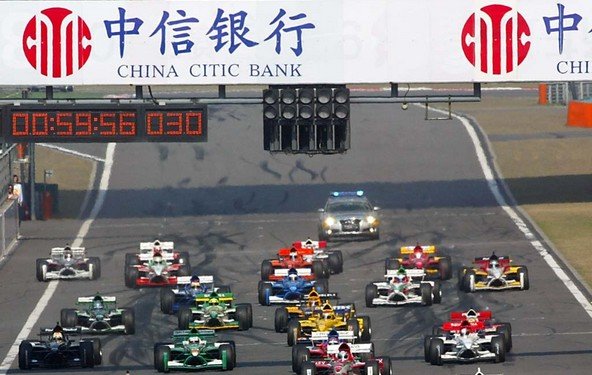Formel-1 im Live-Stream - das Rennen in Shanghai online sehen!