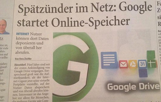 GIGA ist Google Drive: Mitten drin, statt nur dabei!