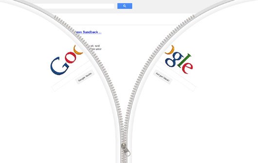 Google Doodle für Erfinder des Reißverschlusses