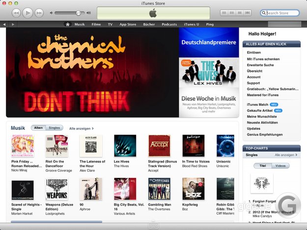 iTunes Store: Klarer Marktführer vor Spotify