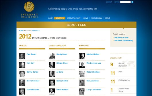 Internet Hall of Fame - Ehrung für Netz-Pioniere