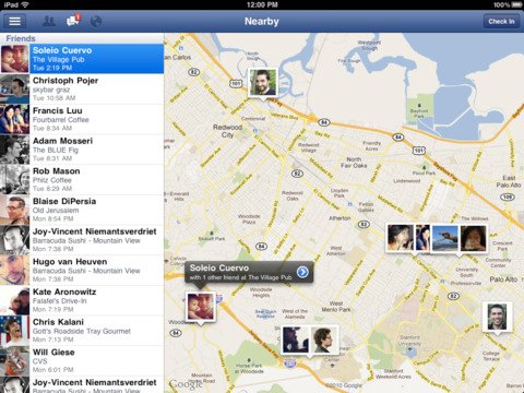 Facebook-App: Jetzt mit Unterstützung für iPad-Retina Display