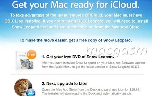 MobileMe: Kunden erhalten kostenlose Snow-Leopard-DVD für iCloud- und Lion-Upgrade