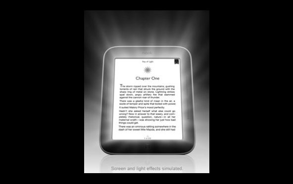 Neues Nook erster Ebook-Reader mit Leselicht