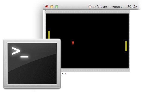 Pong im Terminal spielen: Mac-Tipp
