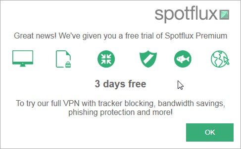 howto get spotflux premium free