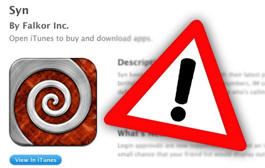 Warnung vor Spam-App "Syn"