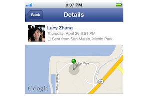 Facebook Messenger mit Standort und Lesebestätigung