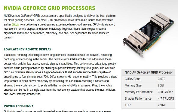 NVIDIA GRID: Geforce-Power bald nur noch aus der Cloud?