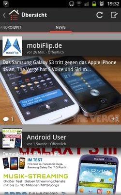 Google+ App Update bringt Farbe ins Spiel