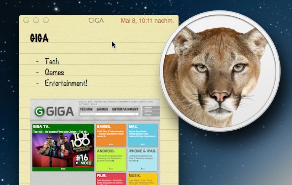 Apple kündigt "Hardware-spezifische Neuerungen" für Mountain Lion an