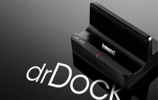 drDock: Dockingstation für iPod, iPhone und iPad in der HiFi-Ausführung