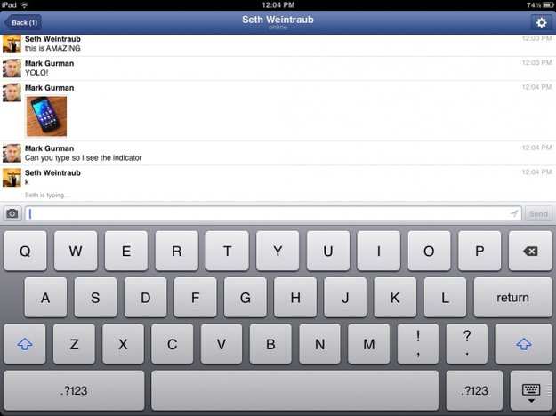 Facebook: Messenger-App für iPad - iPhone-App bald mit Videochat