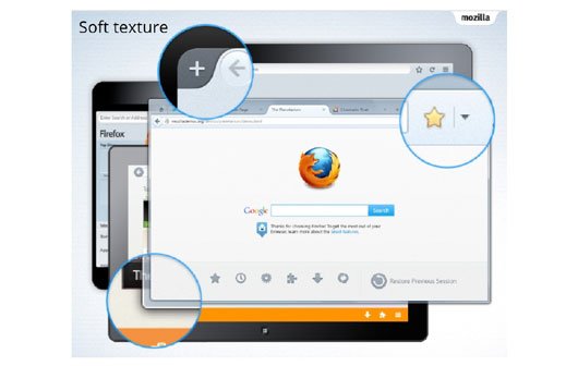 Firefox: Entwickler zeigen Konzepte für neues Design