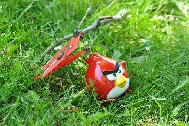 Der Angry Birds-Helikopter im kurzen Hands-On