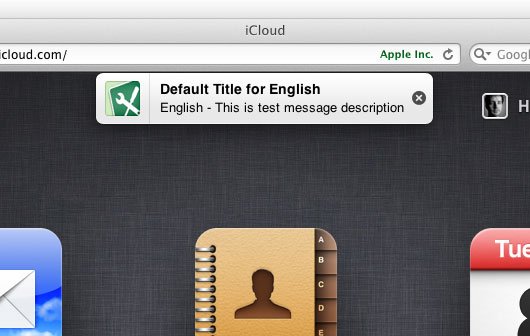 Apple-Tests: Benachrichtigungen im iOS-Stil auf iCloud.com