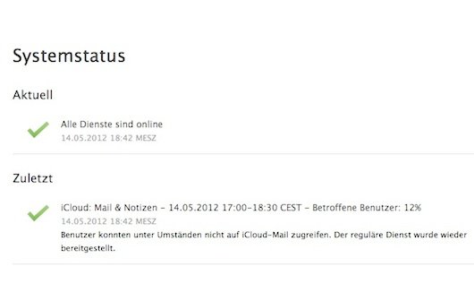 iCloud: Mail-Empfang war gestört - Problem offenbar behoben