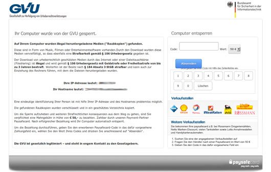 Angebliche Urheberrechtsverletzung: Malware erpresst Lösegeld