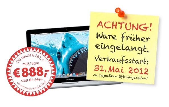 MacBook Pro 13 Zoll: Für nur 888 Euro