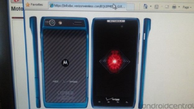 Motorola RAZR : Bald auch in Blau erhältlich