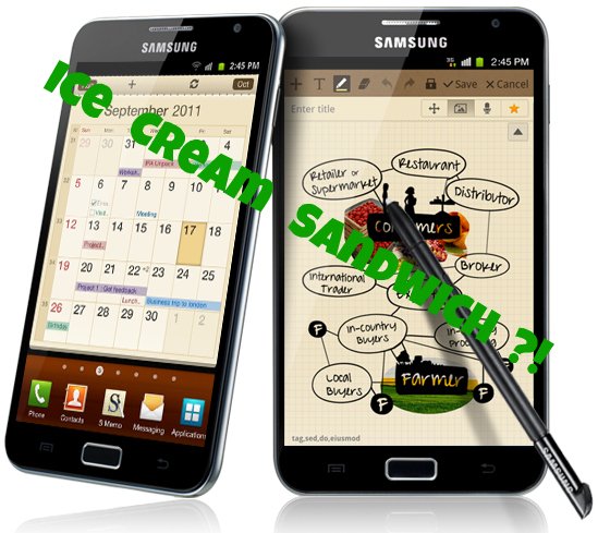 Samsung Galaxy Note Update im Anmarsch