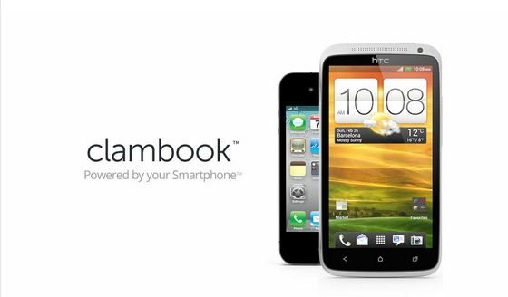 ClamBook - Ein Notebook aus (fast) jedem Handy machen