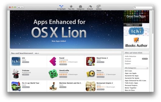 Mac App Store prüft Grafikhardware beim Software-Kauf