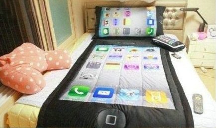Betthupferl: Das iPhone-Bett