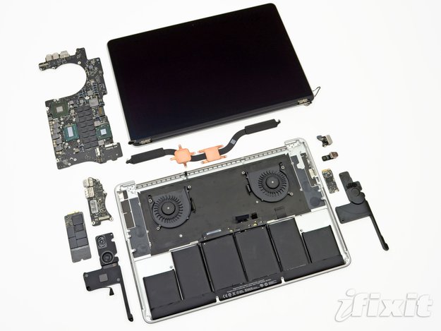 MacBook Pro mit Retina Display: Wartung ist fast unmöglich