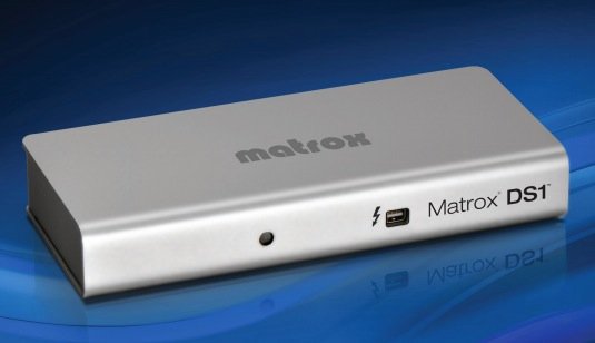 Matrox DS1: Thunderbolt-Docking Station gibt Mac weitere Anschlüsse