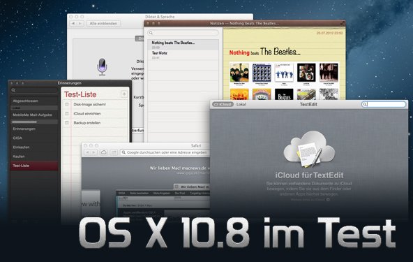 OS X 10.8 Mountain Lion im Test