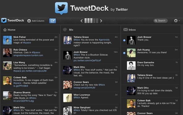Tweetdeck 1.5: Update bringt Gestensteuerung und bessere Navigation