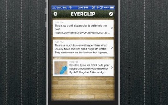 EverClip: Eine Ablage für die iOS-Zwischenablage mit Evernote-Integration